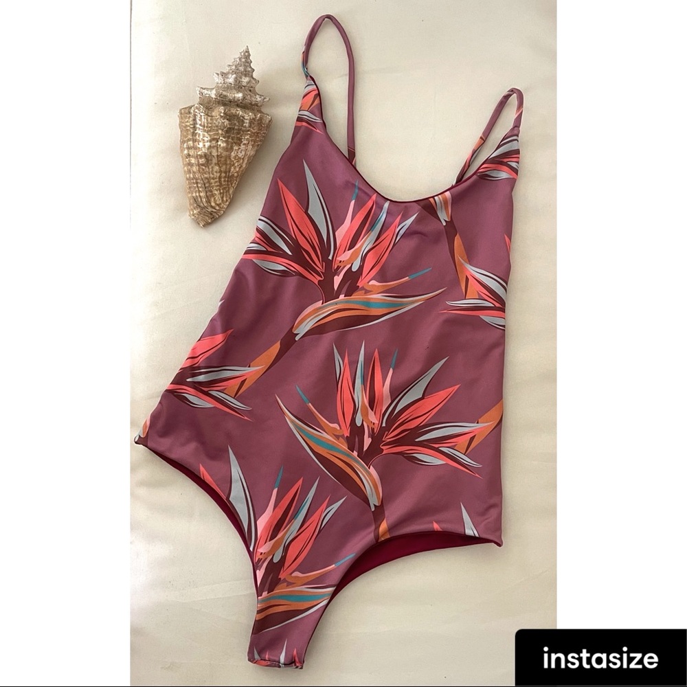 Peace of paradise reversible one piece